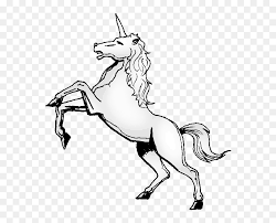 Colored vector illustration brown horse standing stock. Unicorn On Hind Legs Hd Png Download Vhv
