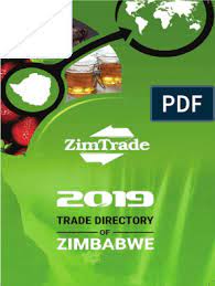 Over 600 categories for you to choose from. Zimtrade Trade Directory Of Zimbabwe 2019 Zimbabwe Agriculture