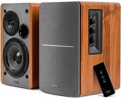 Edifier Rt1280t Powered Bookshelf Speaker Review Hometheaterhifi Com Bookshelf Speakers Guitar Studio Bookshelves