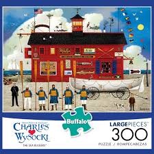 Jigsaw puzzles for seniors online. Charles Wysocki The Sea Buglers 300 Piece Jigsaw Puzzle Buffalo Games 300 Pieces Jigsaw Puzzle Jigsaw Puzzles Buffalo Games