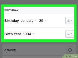 Hovering over birth date will prompt the edit option to appear. How To Change Your Birthday On Facebook 13 Steps With Pictures