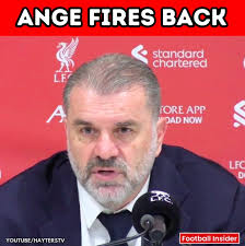 🌋 Ange Postecoglou 𝗛𝗜𝗧𝗦 𝗕𝗔𝗖𝗞 at Jamie Redknapp after his on-air  comments in this unbelievable rant.