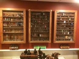 Large mirror glass adjustable shelves shot glass glasses shooter display case. 8 Shot Glass Ideas Shot Glass Display Case Shot Glasses Display
