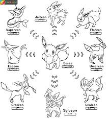 Pokemon Coloring Pages Eevee Pokemon Coloring Pages Eevee Evolutions Coloring Pages For Kids Davemelillo Com In 2020 Pokemon Coloring Pages Pokemon Coloring Valentine Coloring Pages