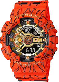 Another upcoming exciting one piece device! Casio G Shock X One Piece Dragon Ball Z Men S Ga110jdb 1a4 Limited Edition Watch Orange Amazon De Bekleidung