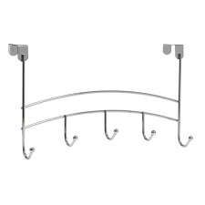 Generally, standard door thickness ranges from 1 3/8 inches to 1 3/4 inches. Wilko Chrome Plated Over The Door Hooks Wilko