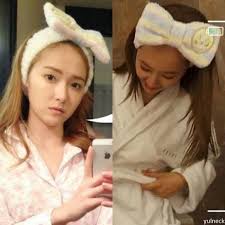 Fuzzy Bow Headband Korean Jessica Jung Bow Headband Your Hair Jessica Jung
