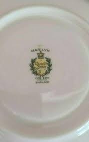 Vintage Queen Anne Marilyn Bone China Footed Cup & Saucer England