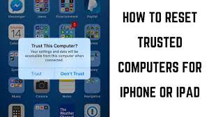 On a couple of occasions whilst logged in to the bank, i have been asked to click on a message 'make this a trusted device' but, even having done that it just doesn't work and i have. How To Reset Trusted Computers For Iphone Or Ipad Youtube
