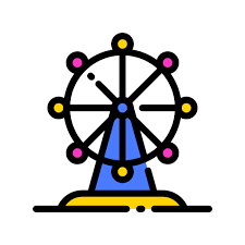 Ferris Wheel Free Vector Icons Designed By Good Ware Vector Icon Design Vector Icons Vector Free
