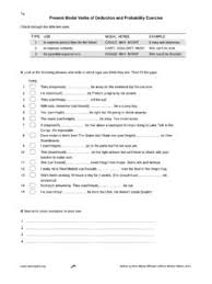 Maybe you would like to learn more about one of these? Present Modal Verbs Of Deduction And Probability Present Modal Verbs Of Deduction And Probability Pdf Pdf4pro
