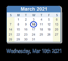 March 10 2021 Calendar With Holidays Count Down Usa You can now get your printable calendars for 2021, 2022, 2023 as well as planners, schedules, reminders and more. march 10 2021 calendar with holidays