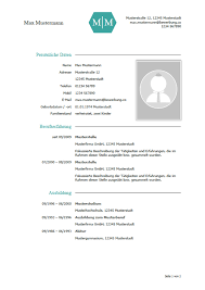 Als beispiel wurde ein muster in form eines. Lebenslauf Tipps Beispiele Muster Vorlagen 2020