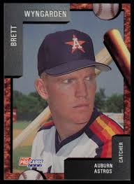 1992 Fleer ProCards Brett Wyngarden Auburn Astros