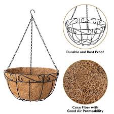 Once you do, the root systems will be damaged, and while you may be able to bring them back, they will never reach their full potential. 4 Pack Metal Hanging Planter Basket With Buy Online In Monaco At Desertcart