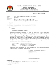 Pembuatan surat undangan sangatlah diperlukan apabila sebuah lembaga maupun organisasi ingin mengundang beberapa orang penting untuk bisa menghadiri acara yang mereka buat. Surat Undangan Bimtek Pantarlih