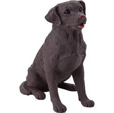 Chocolate Lab Figurine Hand Painted Sandicast Black Labrador Retriever Labrador Retriever Labrador Dog