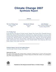 2006 ipcc guidelines for national greenhouse gas inventories. Synthesis Report Contribution Of Ipcc