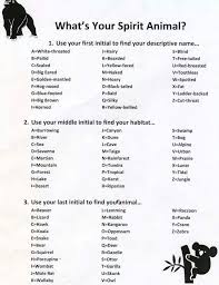 Animal Spirit Name Funny Name Generator Whats Your Spirit Animal Funny Names