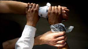 Latin kings, black gangster disciples, ms 13, vice lords and 18th street are some of the gangs reputed to wear black bandanas, and other colors or combinations, as a symbol of membership. Wear A White Bandana Because We Are All Tiedtogether Letter From The Editor Bof