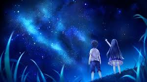 Maybe you would like to learn more about one of these? Night Sky Pretty Beautiful Sweet Nice Anime Beauty Anime Girl Scenery Hd Wallpaper Peakpx