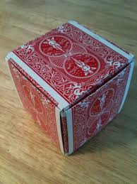 Click 4 images to personalize the backs of your cards with 4 photos; Arts Crafts With Old Playing Cards Recyclart Playing Card Crafts Card Craft Playing Card Box