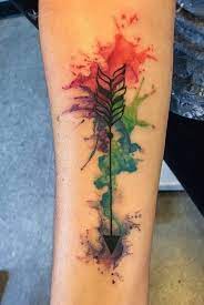 Here are 25 examples of watercolor tattoos that will help you decide watercolor tattoos encompass a wide array of other tattooing techniques. Page Not Found For Creative Juice Watercolor Arrow Tattoo Arrow Tattoos Tattoos