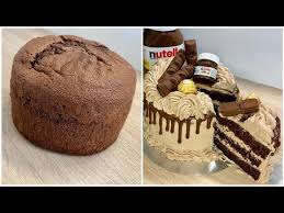 Genoise Au Chocolat Tres Haute 10 Cm Youtube