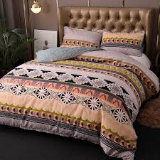 Completo lenzuola matrimoniale con copripiumino aliexpress non sarà mai battuto per scelta, qualità e prezzo. Copripiumino Bohemien Set Biancheria Da Letto Etnica Geometrica Singolo Matrimoniale Queen King 240x220 Coppia Copripiumini Lenzuola Senza Lenzuolo Duvet Cover Aliexpress