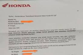 Klu pajak atau klasifikasi lapangan usaha pajak adalah kode yang dibuat dan diterbitkan oleh direktorat jenderal pajak (djp) yang berguna untuk mengklasifikasikan wajib pajak ke dalam jenis badan usaha yang digolongkan berdasarkan beberapa kategori, yakni golongan pokok, golongan, sub golongan, dan kelompok kegiatan ekonomi. Begini Isi Lengkap Surat Recall Honda Pcx 150 Yang Diterima Konsumen Gridoto Com