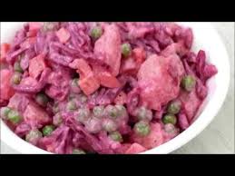 Salade De Betterave Rouge Beet Salad Potato Salad Salade Russe H Haitian Food Recipes Beet Salad Beets