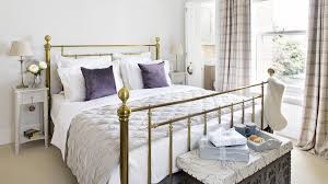 Traditional Neutral Bedroom With Brass Bed The Room Edit Brass Bed Neutral Bedroom Bedroom Styles