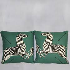 Scalamandre Pillows Zebra Pillows Pillows Scalamandre