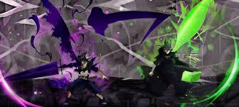 Asta Demon Form Asta Devil Black Clover Wallpaper Hd Black Clover Chapter 155 Yuno Asta Fight Colors By Amanomoon Black Clover Anime Anime Wallpaper Wallpaper