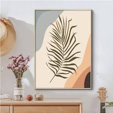 Palm Leaf Wall Art Boho Leaf Print Abstract Leaf Print Etsy In 2021 Boho Wall Decor Leaf Wall Art Boho Wall Art