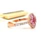 Profile Picture of 18k Rose Gold Pink Sapphire and Diamond Ring - Arezzo Jewelers (@arezzojewelers.com) on Google