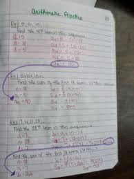 Math Love Sequences And Series Foldables Inb Pages Geometry Lessons High School Algebra Math