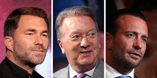 Rolling with the punches: Eddie Hearn, Frank Warren and Kalle Sauerland  weigh boxing's future