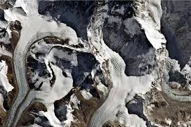 Image result for mount everest satellite view - rongbuk glacier