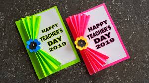 Send teachers' day ecards and free online greeting cards to friends and family! Diy Teachers Day Card Handmade Simple Teachers Day Card Making Ideas Youtube