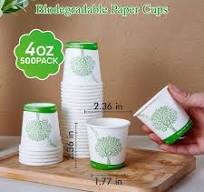 Paper Eco-friendly Compostable Cups｜Leak-Resistant, BPA-Free