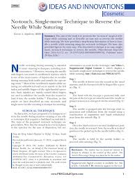 Besides, you can click 'chat now' and input order number there. Pdf No Touch Single Move Technique To Reverse The Needle While Suturing
