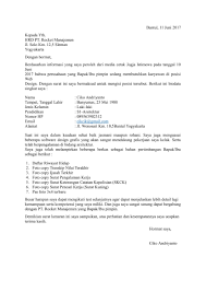 Contoh Surat Lamaran Kerja Pdf Cv Kreatif Surat Desain Cv