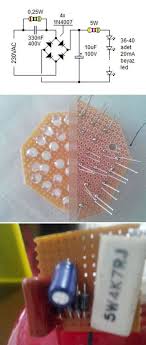 Trafosuz Ledli Masa Lambasi Led Aydinlatma 220v Led 1 Electronics Projects Elektronik Devre Led