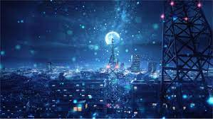 4k Anime Scenery Wallpapers Wallpaper Pemandangan Anime Latar Belakang Anime Langit Malam