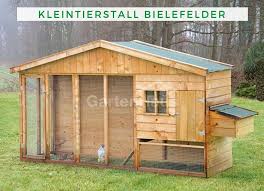 Huhner Vogel Kaninchenstall Bielefelder Hasenstall Draussen Kleintiergehege Kleintierstall