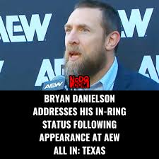 As seen during the 2025 AEW All In: Texas PPV event, Bryan Danielson made  his return to television when he attacked the Death Riders. While appearing 