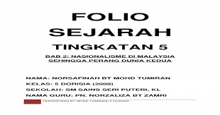 • british meletakkan seorang residen • residen mengambil alih pentadbiran. Folio Sejarah Tingkatan 5 Bab 2 Nasionalisme Di Malaysia Sehingga Perang Dunia Kedua Download Doc