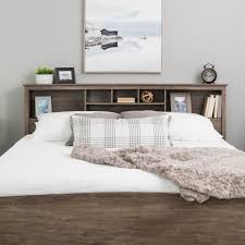 If king size bed frame with headboard you have a standard king size headboard, it can be converted to a california king. King Bookcase Headboard Prepac Mfg