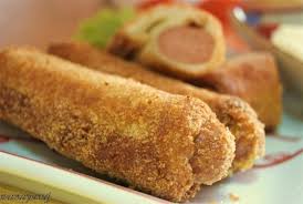 3 keping kulit popia 5 ketul sosej. Resepi Sosej Roll Tepung